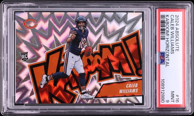 2024 Absolute Kaboom! Horizontal Caleb Williams ROOKIE #16 PSA 9 MINT