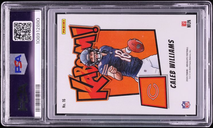 2024 Absolute Kaboom! Horizontal Caleb Williams ROOKIE #16 PSA 9 MINT