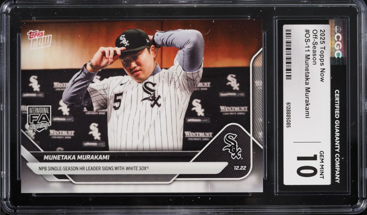2025 Topps Now Off Season Munetaka Murakami ROOKIE #OS-11 CGC 10 GEM MINT