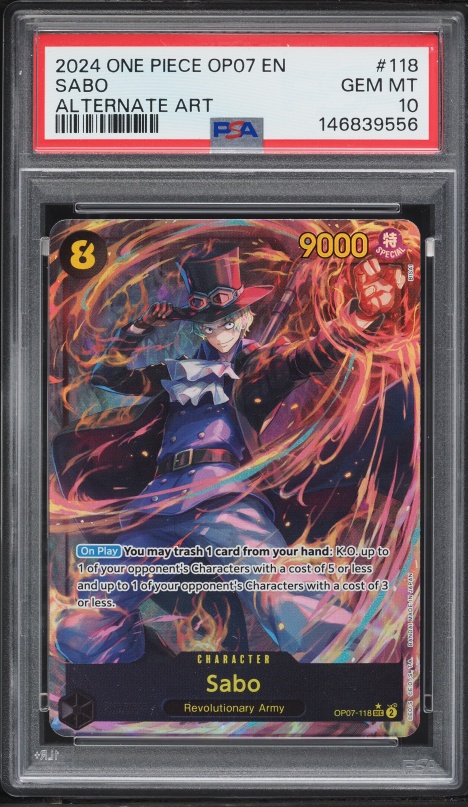 2024 One Piece Japanese 2nd Anniversary Set Sabo #OP04-083 CGC 10
