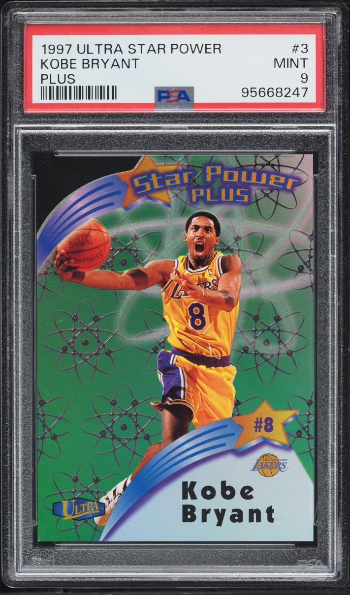 1997 Ultra Star Power Plus Die-Cut Kobe Bryant #3 PSA 9 MINT