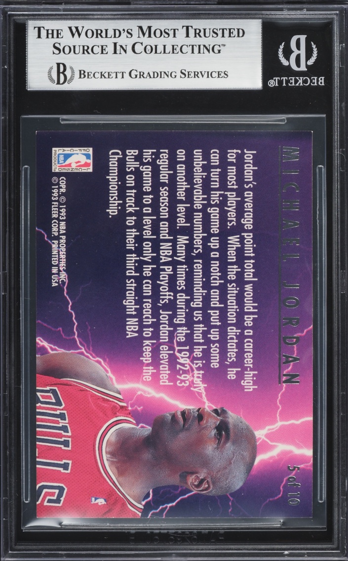 1993 Ultra Scoring Kings Michael Jordan #5 BGS 9 MINT