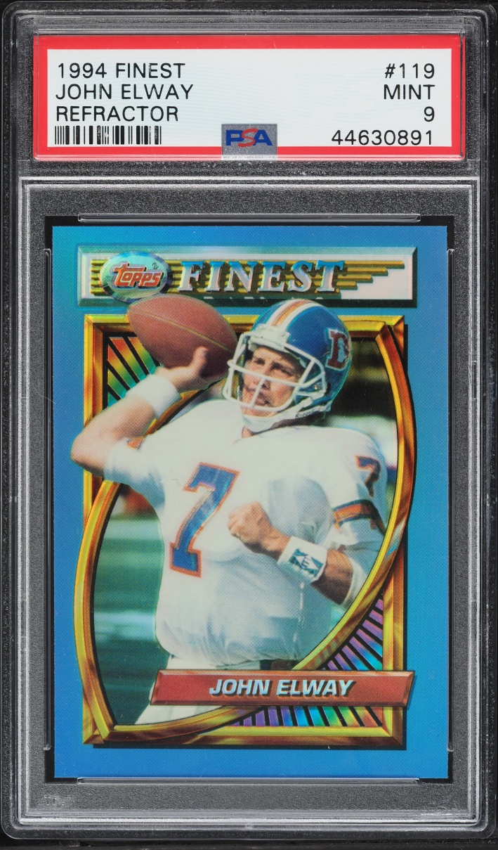 1994 Finest Refractor John Elway #119 PSA 9 MINT