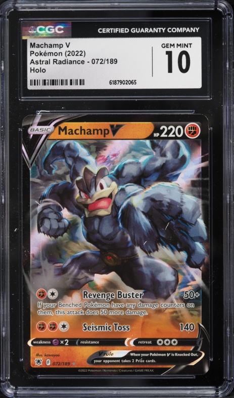 machamp pokemon card full art V - 171/189 - Ultra Rare - Sword & Shield Ultra Rare Card Type Pokemon Machamp V Full Art
