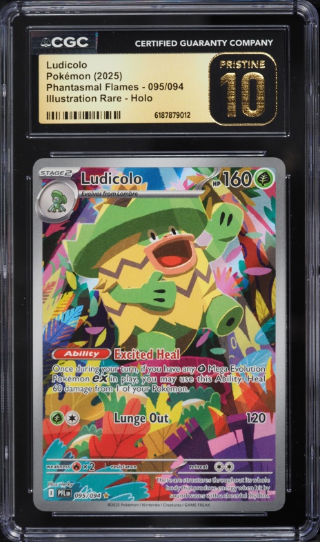 ludicolo pokemon card value - 095/094 95 034/203 / Holo Rare Card Type / HP / Stage Pokemon Ludicolo ex 5