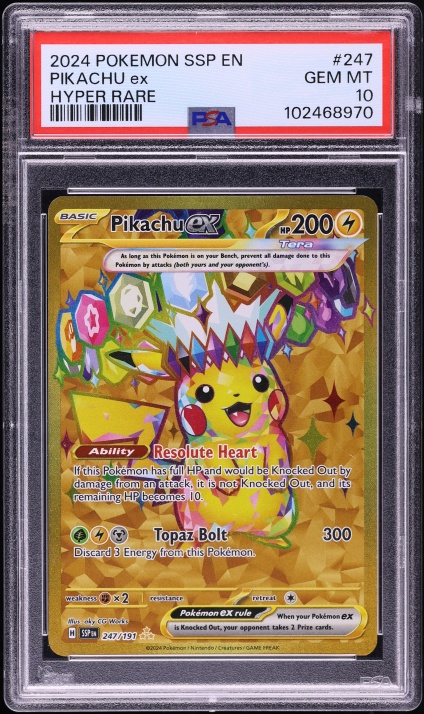 2025 Pokemon Japanese M2a-Mega Dream Ex Pikachu Ex #044 PSA 10 GEM