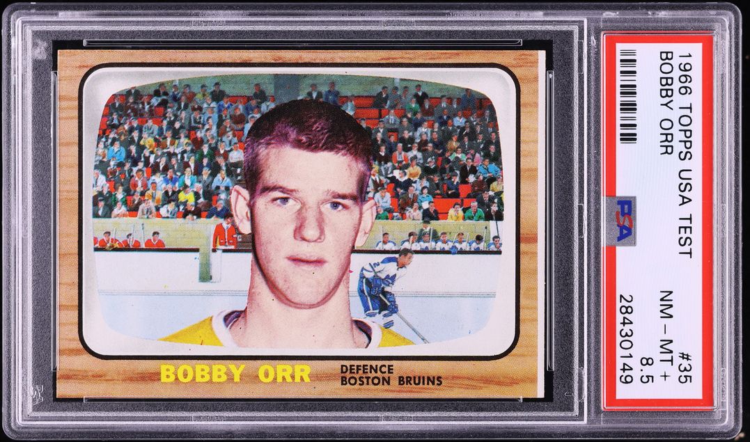 Bobby Orr · 1966 Topps USA Test Hockey