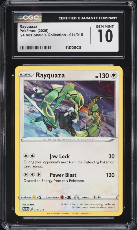 2025 Pokemon Japanese Taruka Rayquaza PSA 10 GEM MINT on Fanatics
