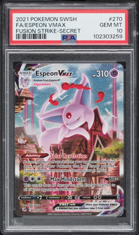 2021 Pokemon Japanese S Promo Eevee Heroes Eevee's Set Espeon VMAX