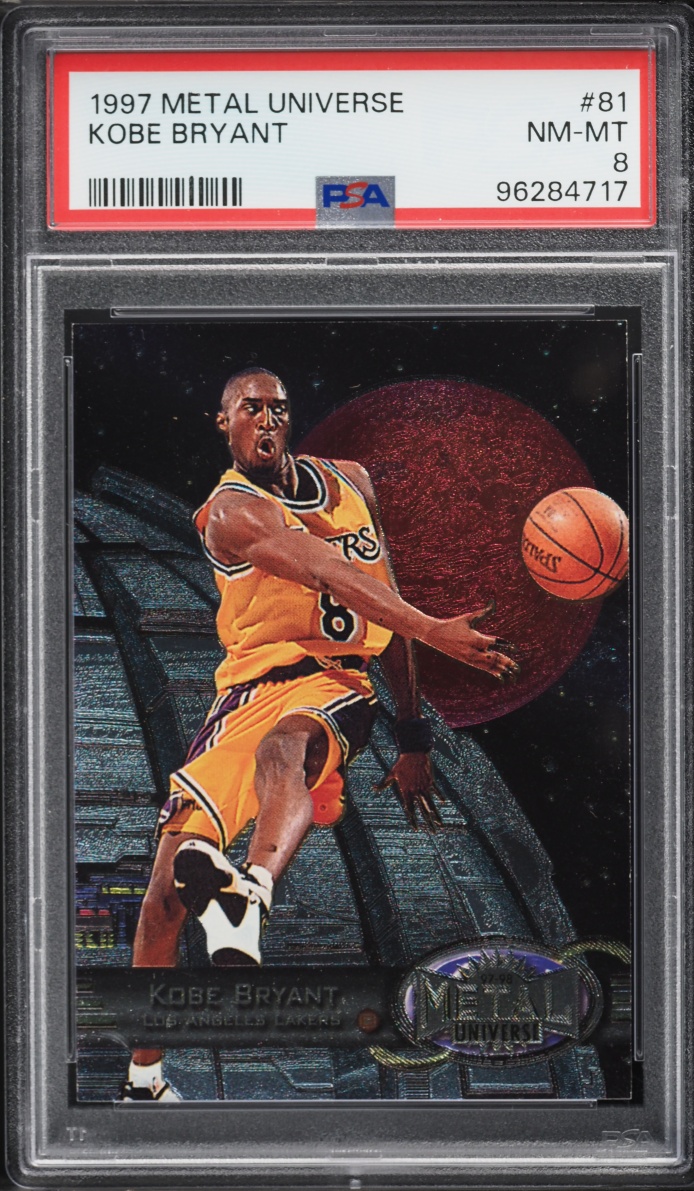 1997 Metal Universe Kobe Bryant #81 PSA 8 NM-MT