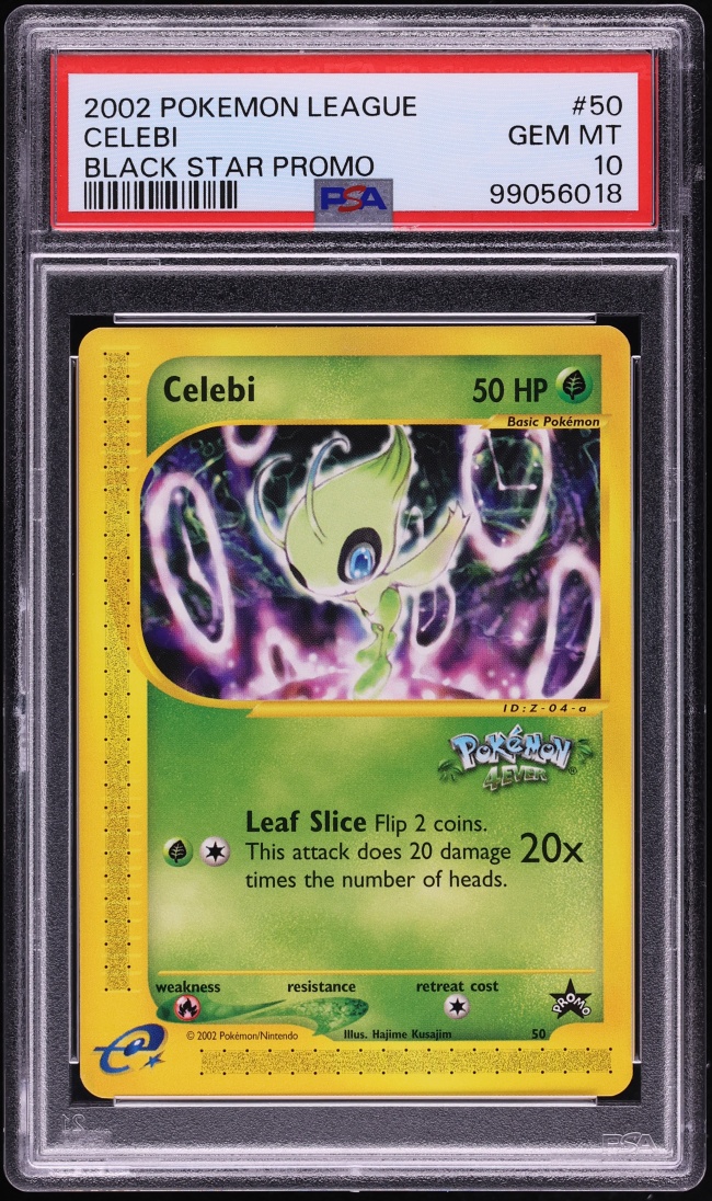2002 Pokemon Promo The Voice Of The Forest Release Celebi #50 PSA 10 GEM MINT