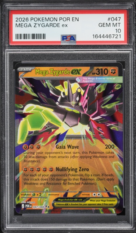 2026 Japanese Pokemon M3 Mega Zygarde ex 113 PSA 10 062 on