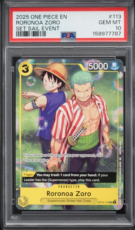 2025 One Piece Legacy Of The Master Alt Art Leader Roronoa Zoro