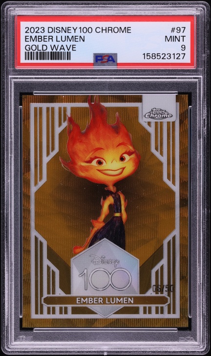 2023 Topps Chrome Disney 100 Joe Gardner #64 CGC 9.5 MINT+ on