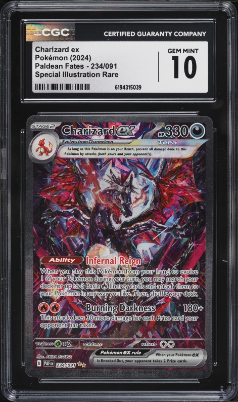 2024 charizard pokemon card value MEW-EN your opponent takes 2 Prize cards. Charizard EX 2024 Pokemon Paldean