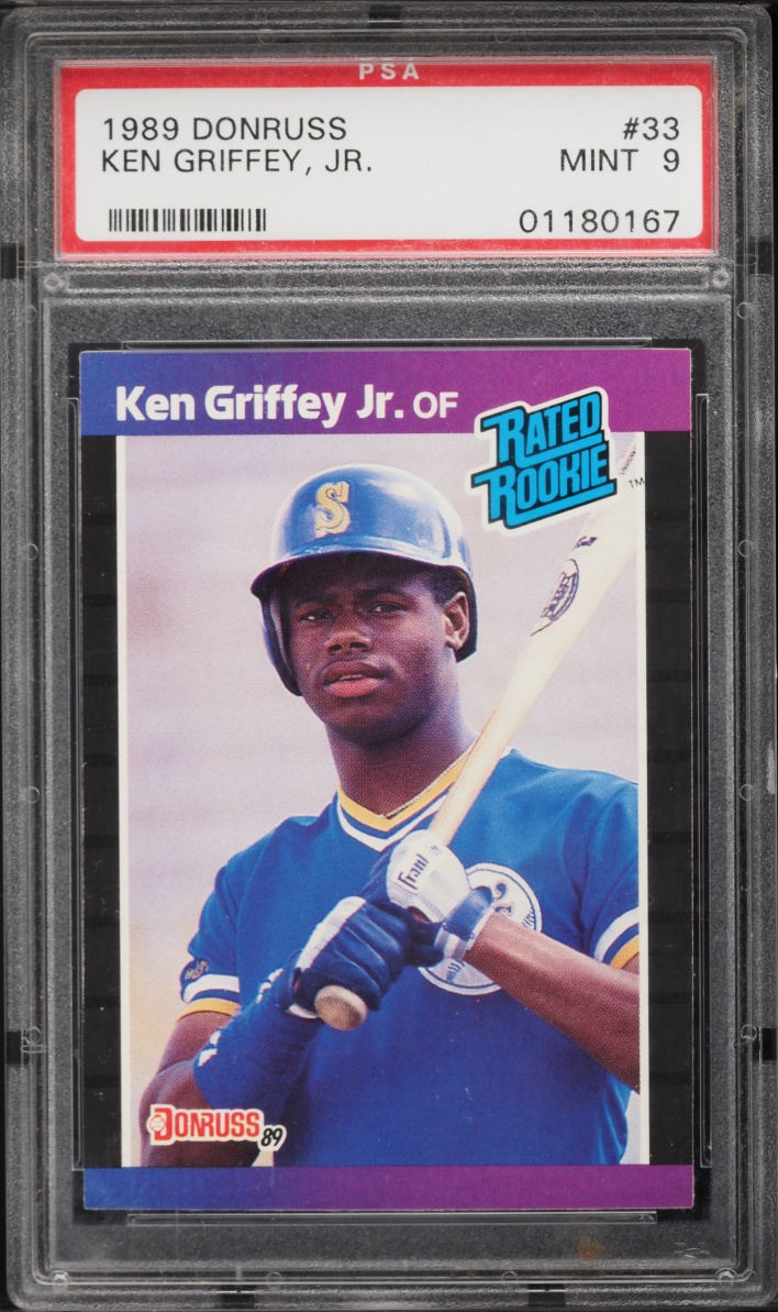 1989 Donruss Ken Griffey Jr. ROOKIE #33 PSA 9 MINT