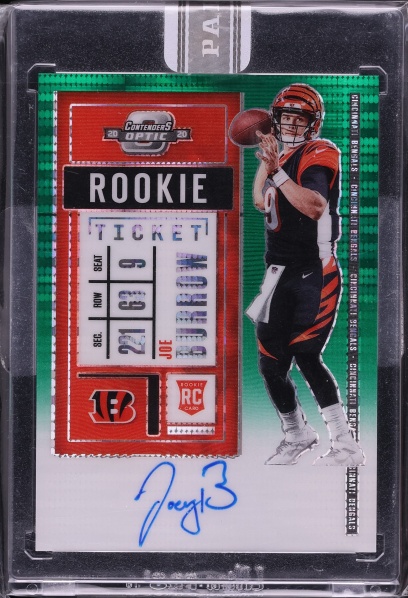 2020 Panini Encased Notable '22 Black Box Joe Burrow ROOKIE AUTO 1