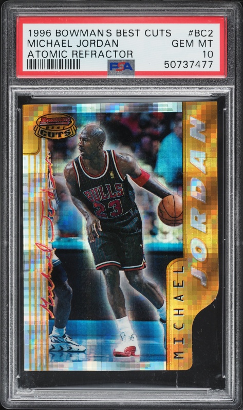 1996 SPx Die-Cut Michael Jordan #8 PSA 10 GEM MINT on Fanatics Collect