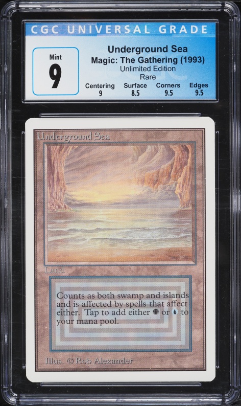 1993 Magic The Gathering MTG Unlimited Tropical Island BGS 9 MINT