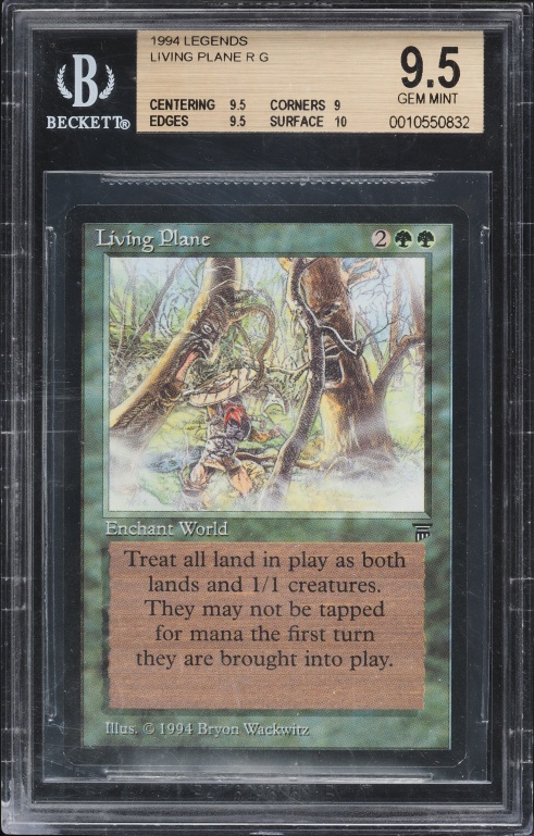 1993 Magic The Gathering MTG Unlimited Tropical Island BGS 9 MINT