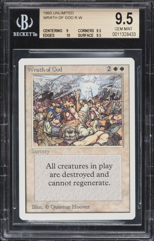 1993 Magic The Gathering Unlimited Dual Land Underground Sea AUTO
