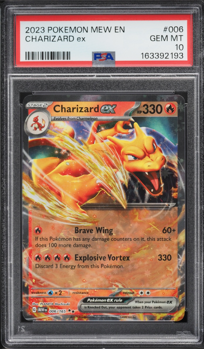 2023 Pokemon Scarlet & Violet 151 Holo Charizard ex #6 PSA 10 GEM MINT