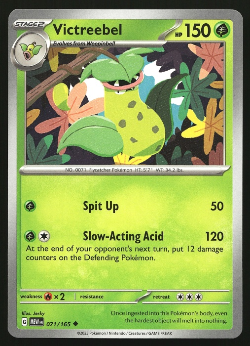 2023 Pokemon Scarlet & Violet 151 Victreebel #71