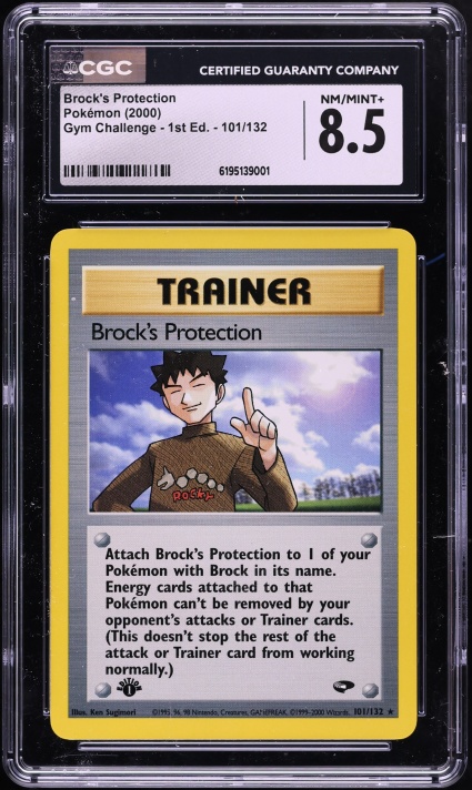 holographic brock trainer card Vintage Uncommon Brock's Scouting | Dex -