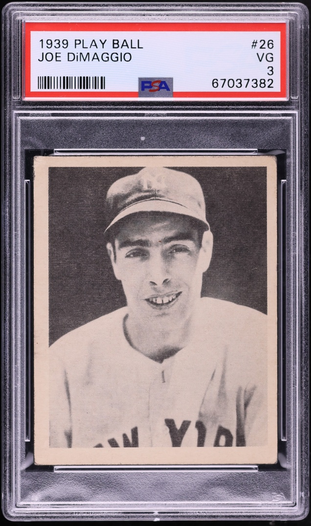 1939 Play Ball Joe DiMaggio #26 PSA 3 VG