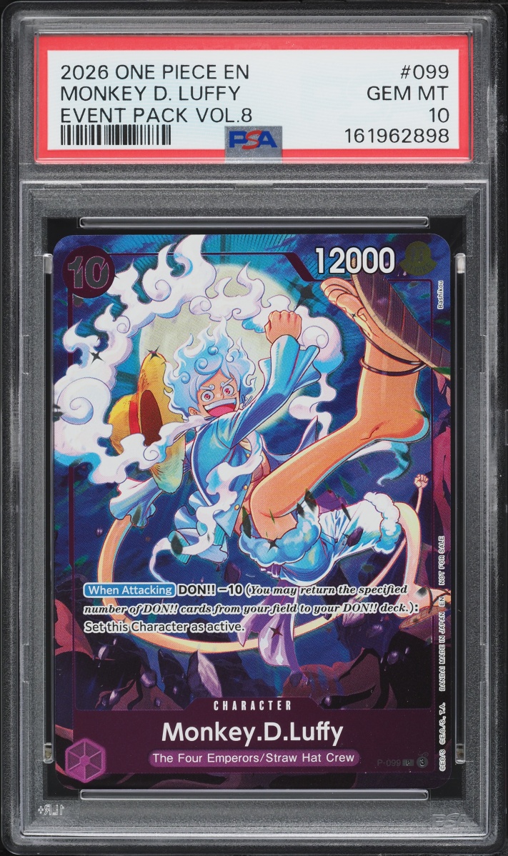 2026 One Piece Promo Event Pack Vol.8 Monkey D. Luffy #P-099 PSA 10 GEM MINT