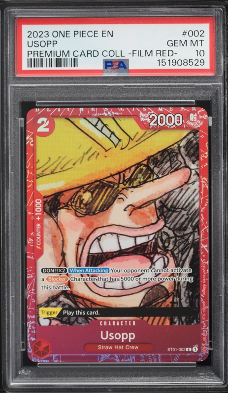2023 One Piece Promo Cards Premium Collection FILM RED Usopp #ST01