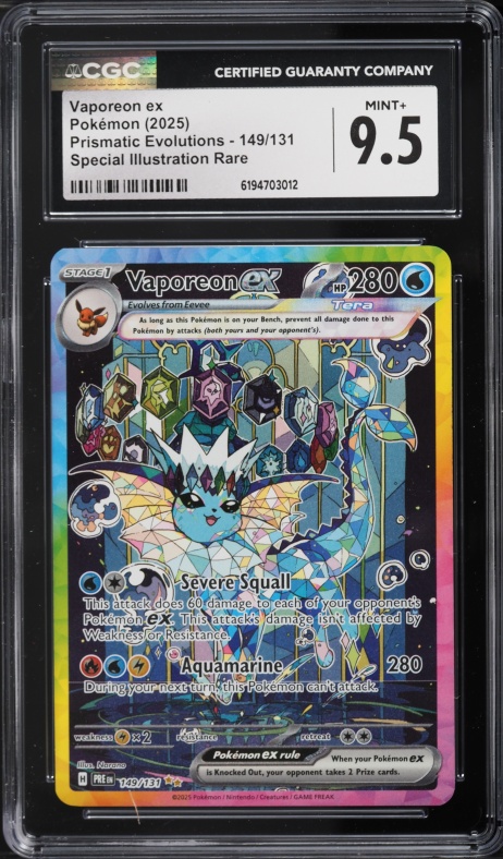2024 Pokemon Japanese SV Terastal Fest ex SAR Vaporeon ex #205 PSA