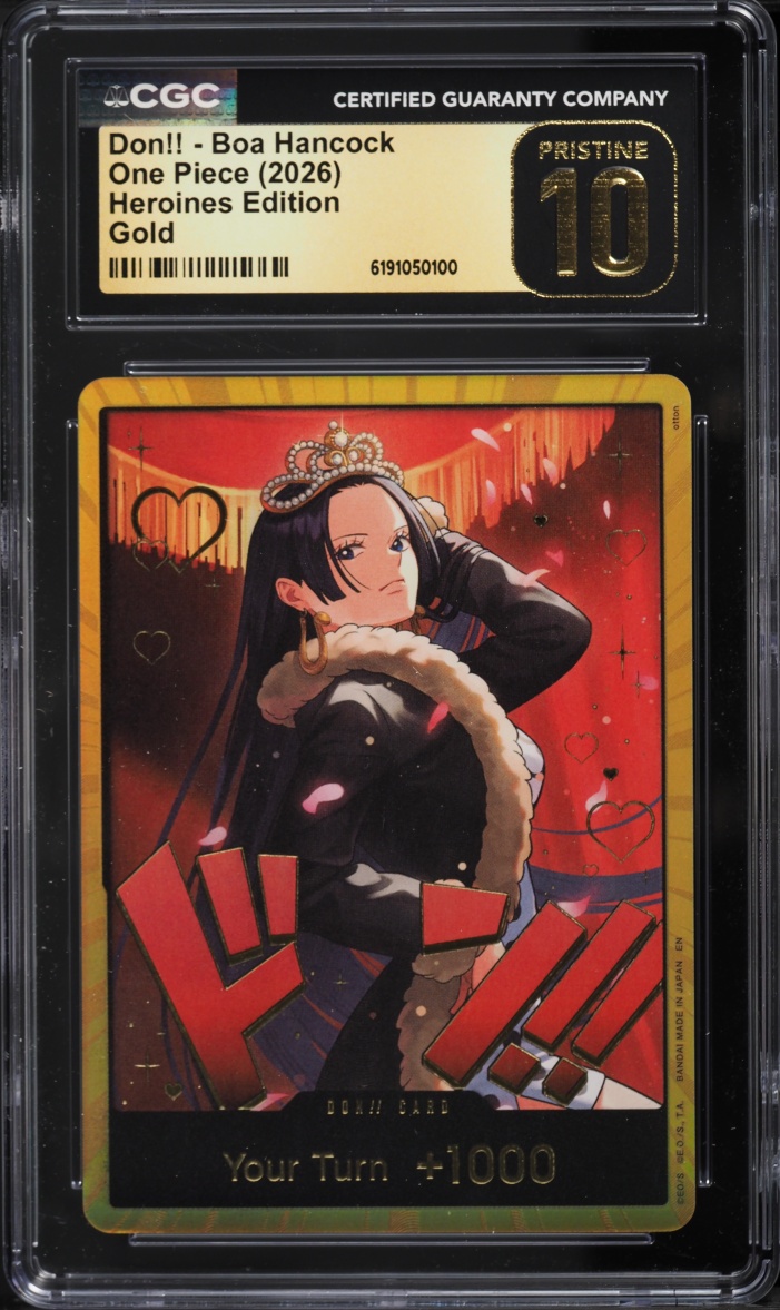 2026 One Piece Heroines Edition Gold Don!! Boa Hancock CGC 10 PRISTINE