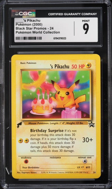 2000 Pokemon Portuguese World Collection Ivy Pikachu #1 PSA 10 GEM