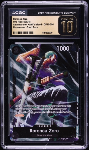 2026 One Piece Adventure On KAMI's Island SR Roronoa Zoro #OP15