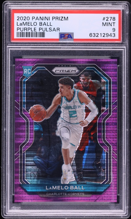 2020 Panini Mosaic Scripts Green Ice Lamelo Ball ROOKIE AUTO DNA 9