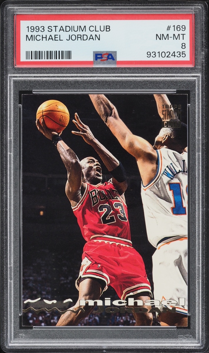 1993 Stadium Club Michael Jordan #169 PSA 8 NM-MT