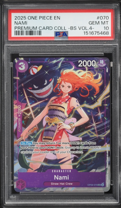 2025 One Piece Japanese Heroines Edition Nami #EB03-006 CGC 10