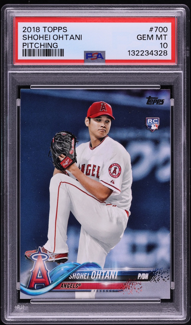 2018 Topps Pitching Shohei Ohtani ROOKIE #700 PSA 10 GEM MINT