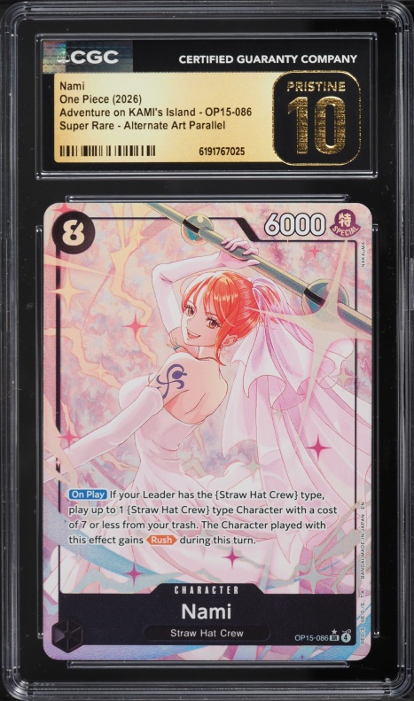 2025 One Piece Japanese 3rd Anniversary Set Nami #054 PSA 10 GEM