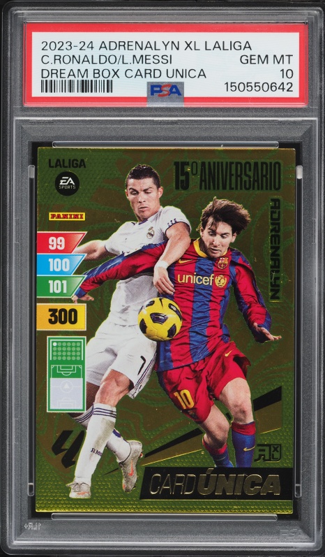 2008 Champions League Ticket Stub 1st Lionel Messi Vs. Cristiano