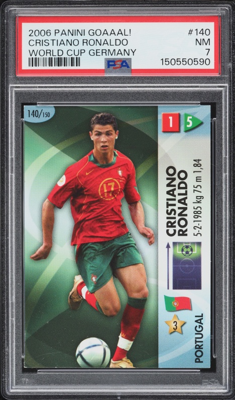 2006 Panini World Cup Germany Cristiano Ronaldo #169 PSA 10 GEM