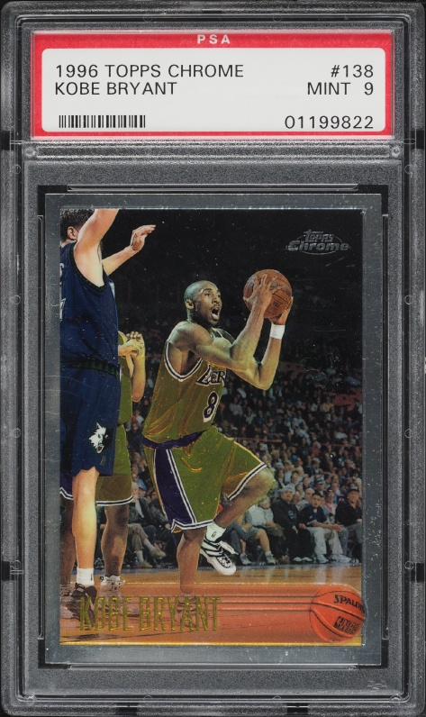 1996 Topps Draft Redemption Kobe Bryant ROOKIE #DP13 PSA 9 MINT on