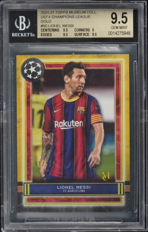 2008 Champions League Ticket Stub 1st Lionel Messi Vs. Cristiano