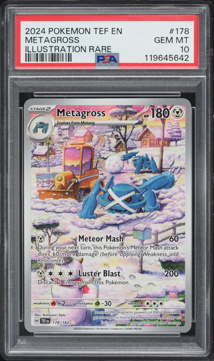 2024 Pokemon Scarlet & Violet Temporal Forces IR Metagross #178 PSA 10 GEM MINT