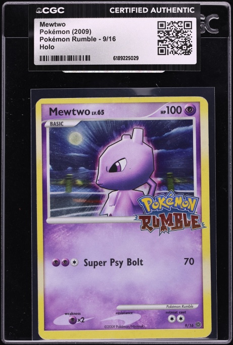 mewtwo pokemon rumble card - Pokemon - Commemorate your favorite tabletop game with this Mewtwo Rumble 2009 Pokemon Rumble #9 PSA Authenticated 8 Card Pokemon Rumble Mew Is Up