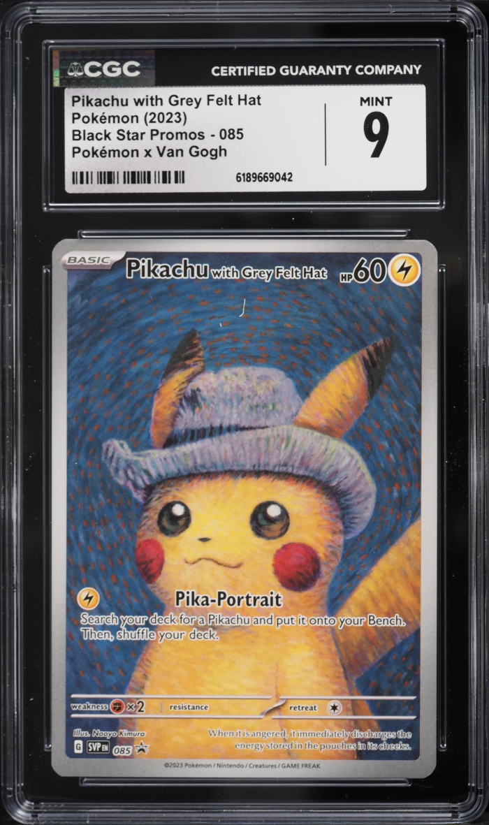 Pikachu/Grey Felt Hat