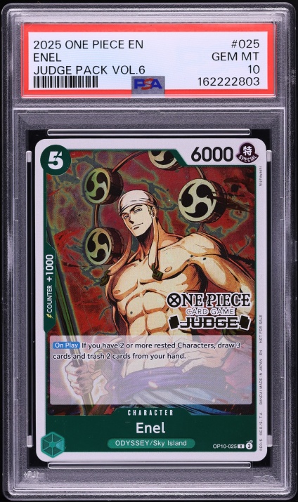 2026 One Piece Adventure On KAMI's Island SEC Enel #OP15-118 CGC