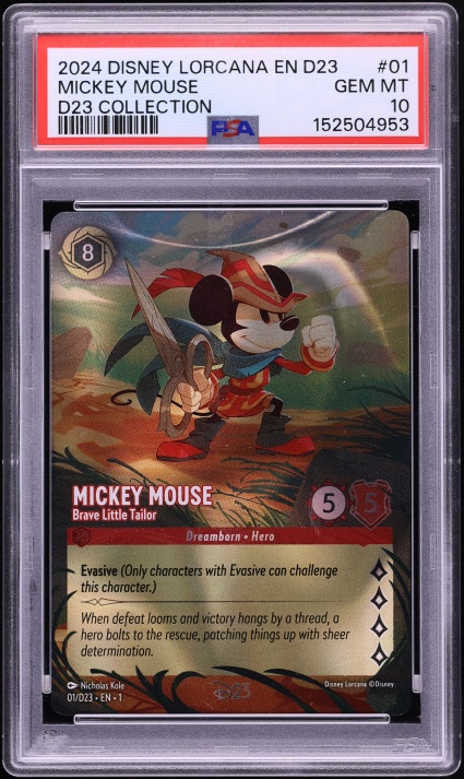 2024 Disney Lorcana Promo D23 Collection Mickey Mouse Brave Little