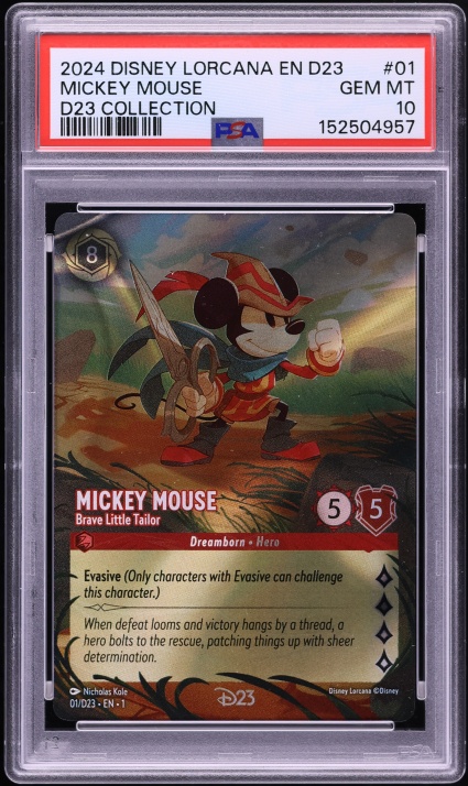 2022 Disney Lorcana Promo D23 Expo Collector's Set Mickey Mouse